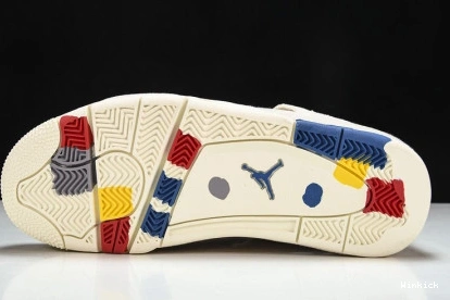 Blank Retro Jordan DQ4909-100 4 Canvas 1117